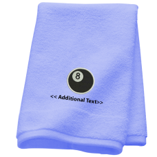 Personalised 8 Ball Sports Towels Terry Cotton Towel Personalised 8 Ball Sports Towels Terry Cotton Towel
